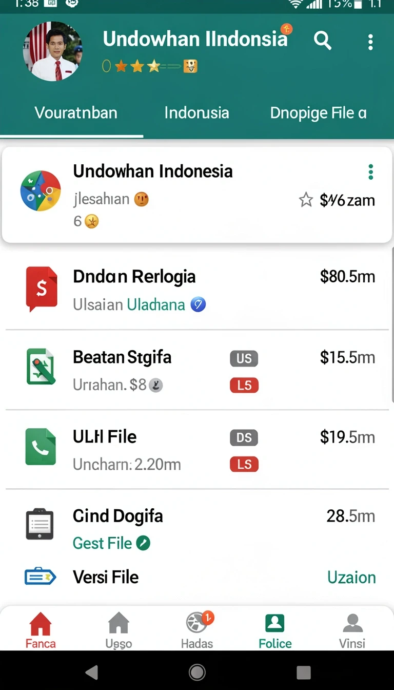 Beragam pilihan permainan menarik dalam aplikasi Cara Download dan Instal raja9 di Android.