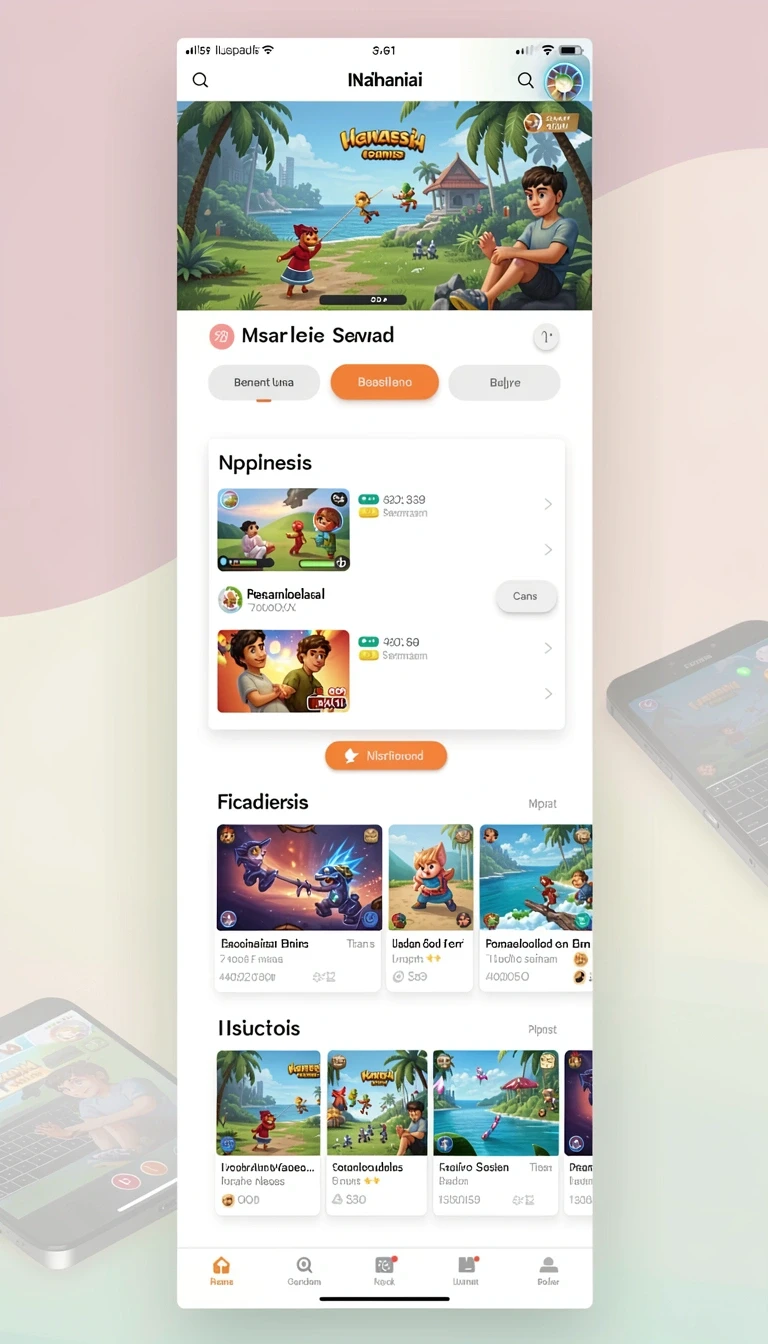 Beragam pilihan permainan menarik dalam aplikasi Aplikasi purislot Ringan untuk Android.