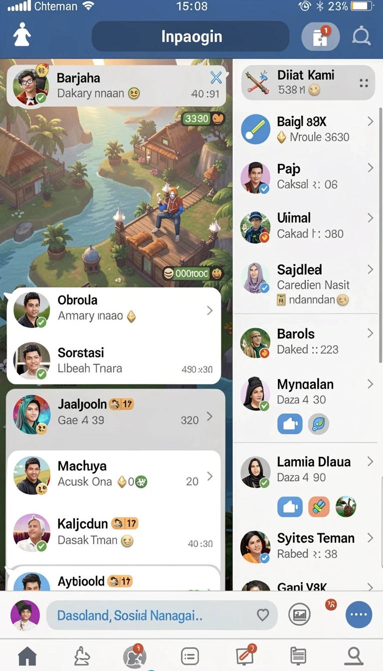Beragam pilihan permainan menarik dalam aplikasi Aplikasi idrgame Paling Baru untuk Android.