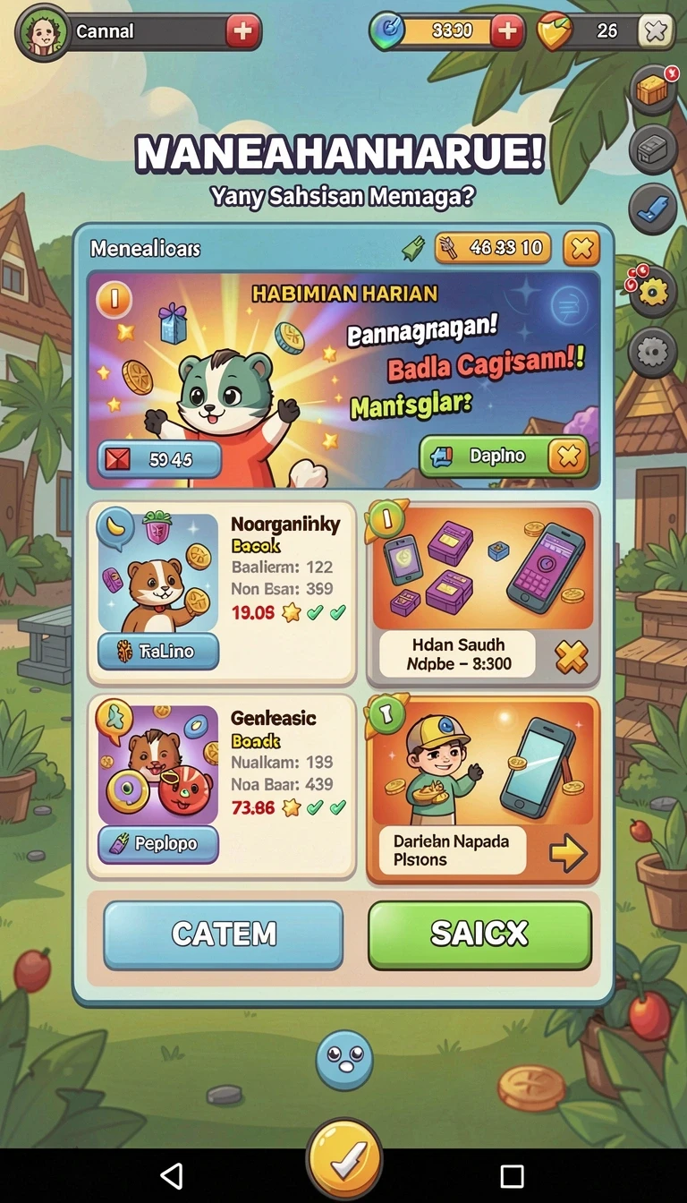 Beragam pilihan permainan menarik dalam aplikasi musang178 APK Terbaru untuk Perangkat Android.