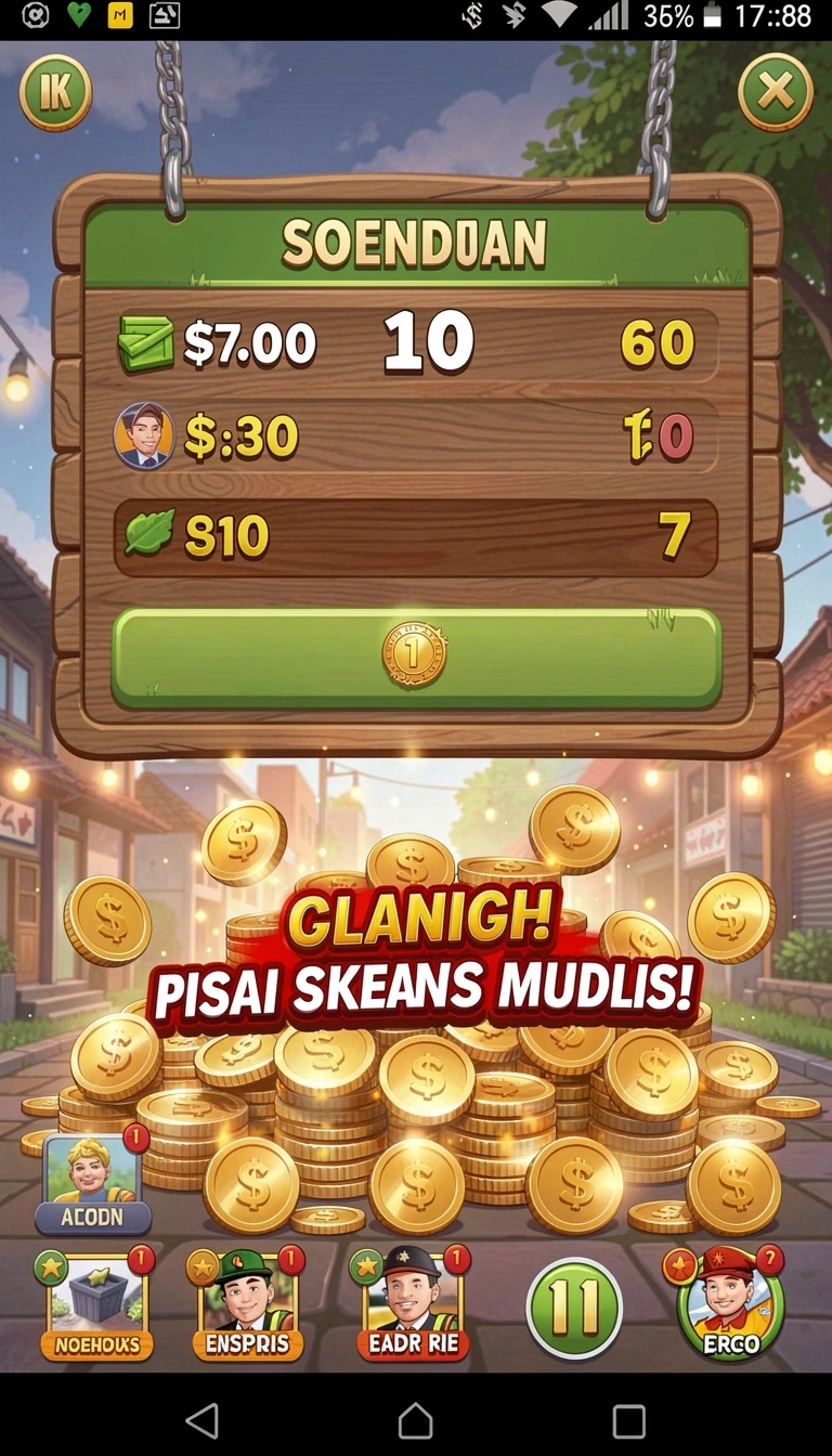Beragam pilihan permainan menarik dalam aplikasi x78 APK Full Version untuk Android.