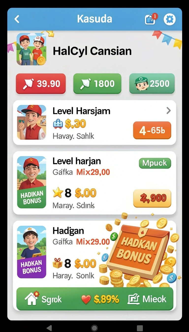 Beragam pilihan permainan menarik dalam aplikasi bro178 APK Terbaru untuk Perangkat Android.